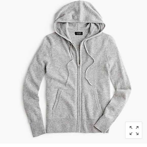 j crew zip up hoodie